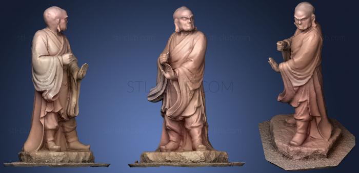 Monk statue